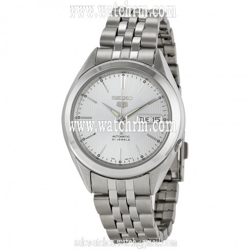 Seiko 5 Automatic Silver Dial Men's Watch SNKL15