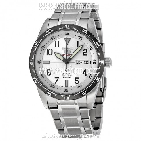 Seiko 5 Automatic Silver Dial Stainless Steel Men's Watch SRP517