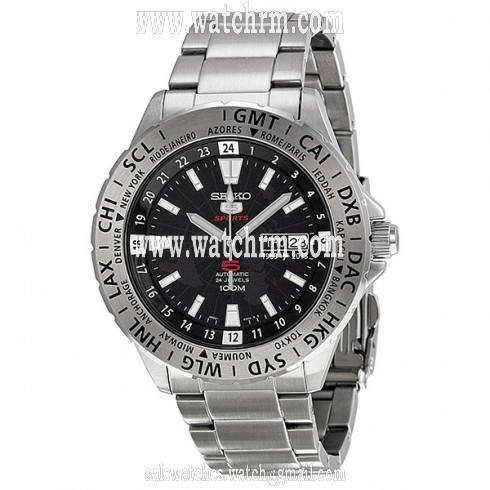 Seiko 5 Special Edition Black Dial Steel Men's Watch SRP431