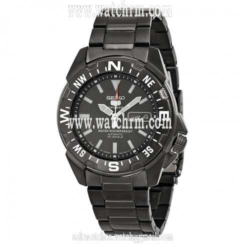 Seiko 5 Sports Automatic Black IP Stainless Steel Men's Watch SNZE83J1