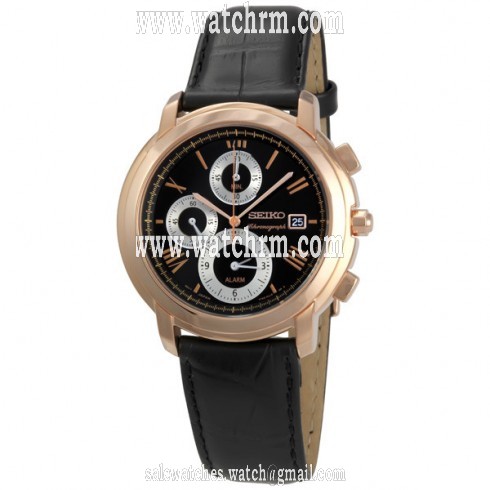 Seiko Alarm Men's Chronograph Watch SNAB80P1