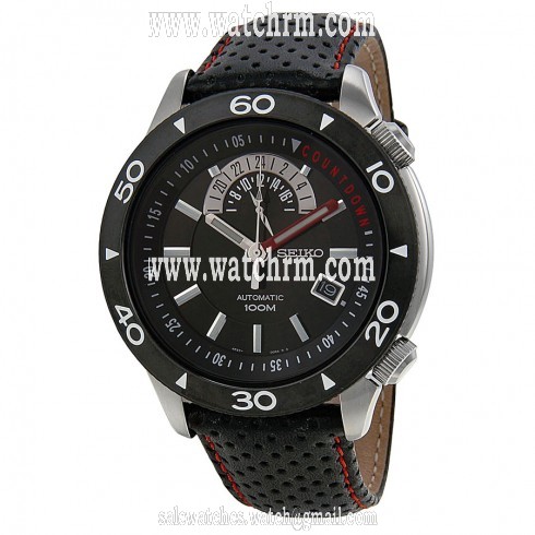 Seiko Automatic Black Dial Men's Watch SSA185
