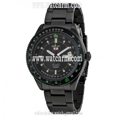 Seiko Black Dial Automatic Men's Watch SRP617