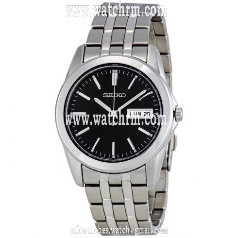Seiko Black Dial Dress Men's Watch SGGA43