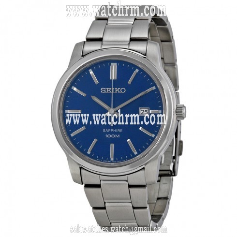 Seiko Blue Dial Stainless Steel Men's Watch SGEH03P1