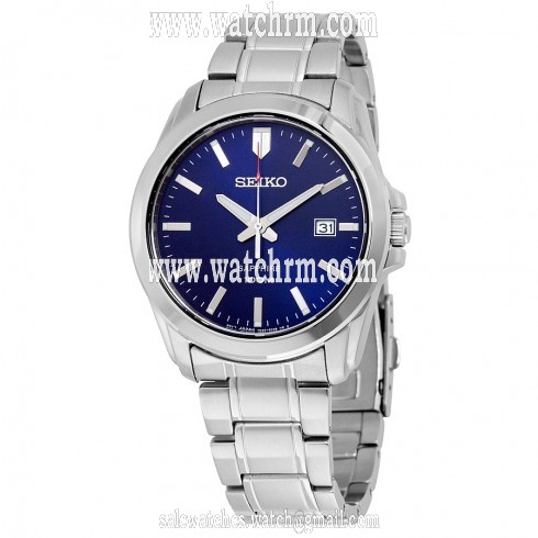 Seiko Blue Dial Stainless Steel Men's Watch SGEH47