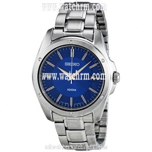 Seiko Blue Dial Stainless Steel Men's Watch SGEF77