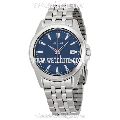 Seiko Blue Dial Stainless Steel Men's Watch SGEG87