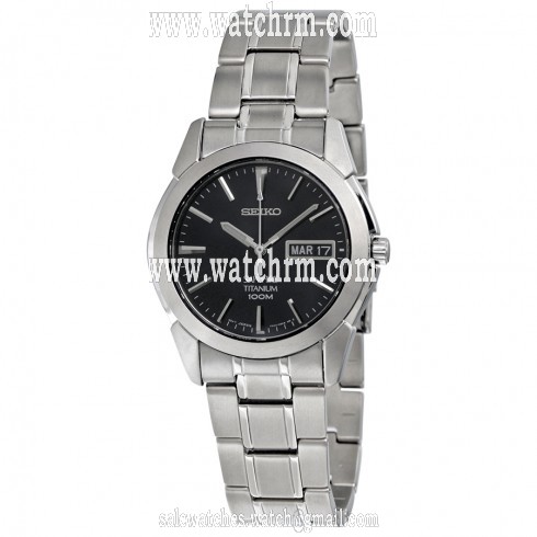 Seiko Blue Dial Titanium Men's Watch SGG729
