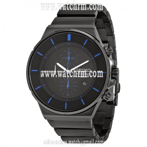 Seiko Chronograph Black Dial Men's Watch SNDD59