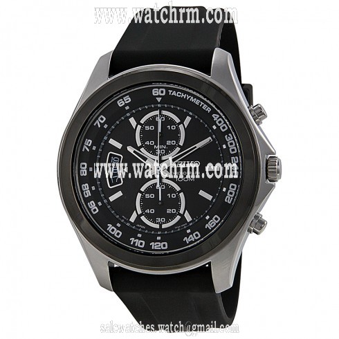 Seiko Chronograph Black Dial Men's Watch SNN257P2