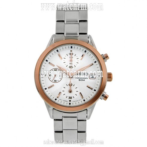 Seiko Chronograph Stainless steel Ladies Watch SNDY42
