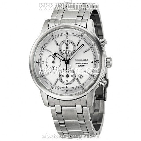 Seiko Chronograph Stainless Steel Men's Watch SNDC25