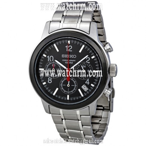Seiko Chronograph Steel Men's Watch SSB011