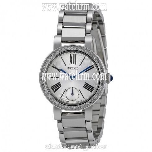 Seiko Classic Conceptual Silver Dial Stainless Steel Ladies Watch SRK027
