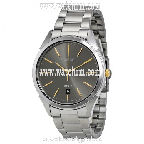 Seiko Classic Grey Dial Stainless Steel Men's Watch SGEG73