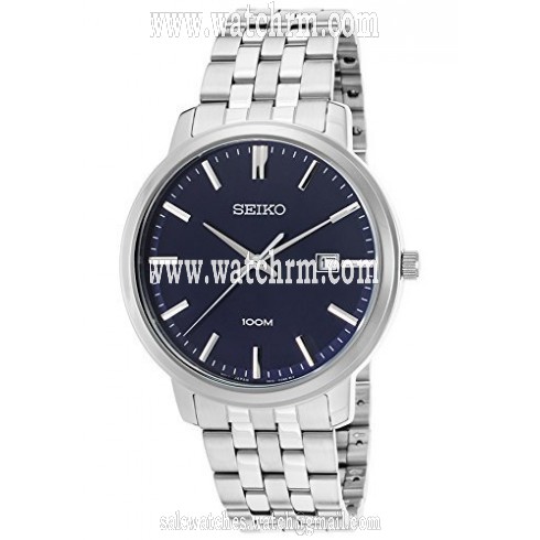Seiko Classic Neo Blue Dial Stainless Steel Men's Watch SUR107