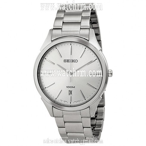 Seiko Classic Silver Dial Stainless Steel Men's Watch SGEG67