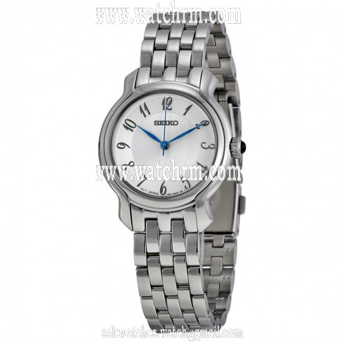 Seiko Classic White Dial Stainless Steel Ladies Watch SRZ391