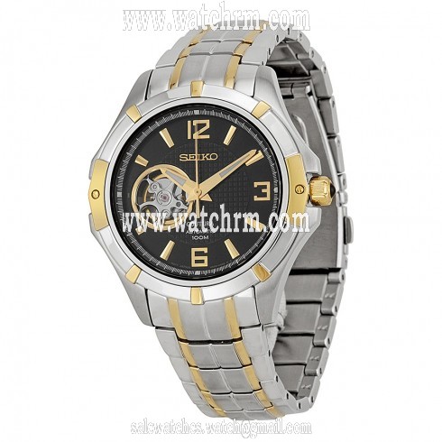 Seiko Coutura Dark Gray Dial Two-Tone Stainless Steel Men's Watch SRP318
