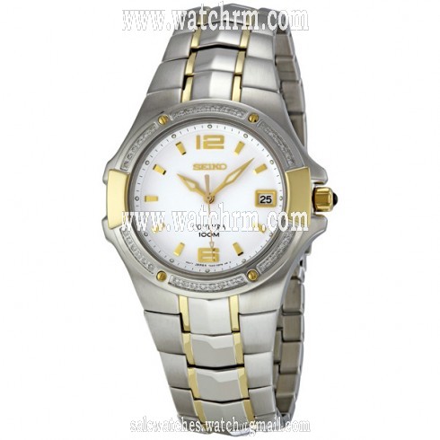 Seiko Coutura Diamond Two-Tone Steel Men's Watch SGED28