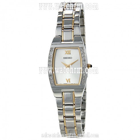 Seiko Diamond Two-tone Steel Ladies Watch SUJE81