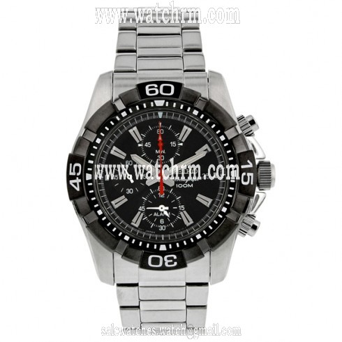Seiko Divers Chronograph Black Dial Men's Watch SNAE25