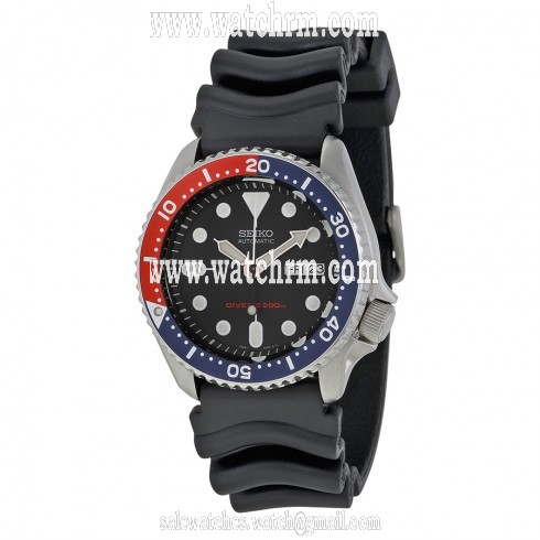 Seiko Divers Pepsi Bezel Blue Dial Automatic Stainless Steel Men's Watch SKX009