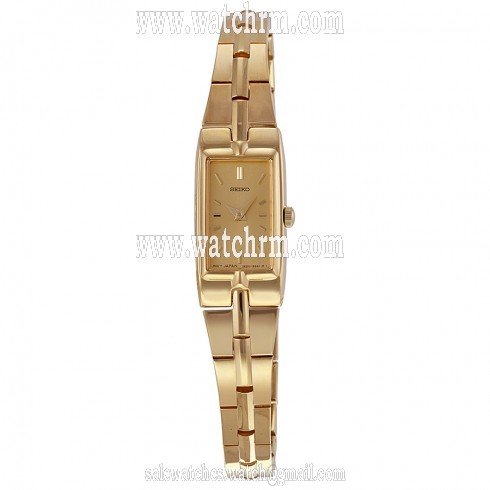Seiko Dress Gold-tone Champagne Dial Ladies Watch SZZC44