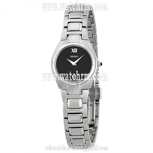 Seiko Dress Steel Black Ladies Watch SUJD53