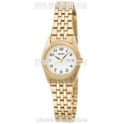 Seiko Gold-tone Ladies Bracelet Watch SXA126