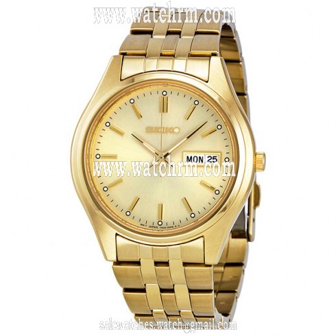 Seiko Gold-tone Stainless Steel Men's Watch SGGA18