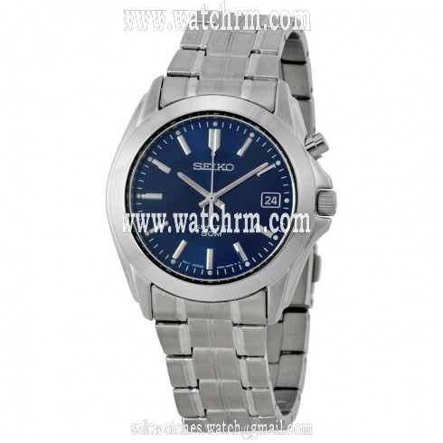 Seiko Kinetic Blue Dial Stainless Steel Men's Watch SKA267P1