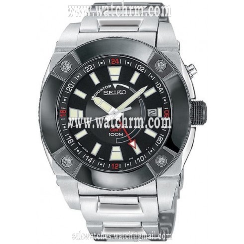 Seiko Kinetic GMT Men's Watch SUN005