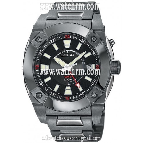 Seiko Kinetic GMT Men's Watch SUN007