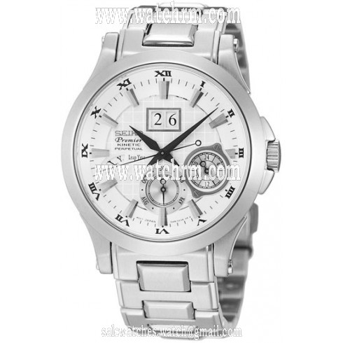 Seiko Premier Kinetic Perpetual Calendar Men's Watch SNP001