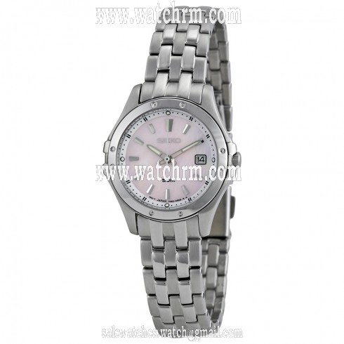 Seiko Le Grand Sport Pink Mother of Pearl Dial Steel Ladies Watch SXDC95