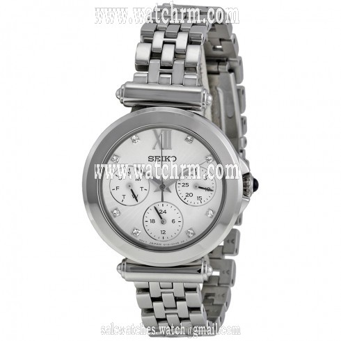 Seiko Multi-function Silver Dial Stainless Steel Ladies Watch SKY701P1