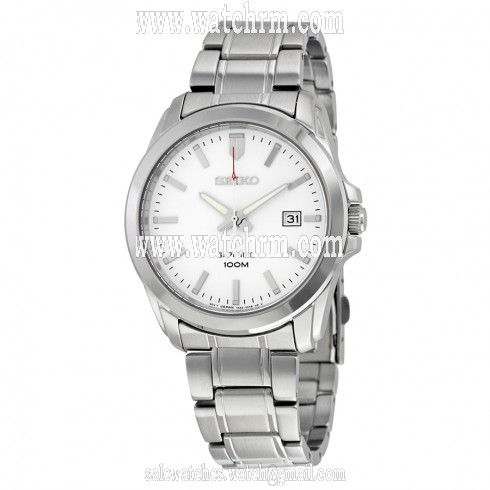 Seiko  Neo Classic White Dial Stainless Steel Men's Watch SGEH45