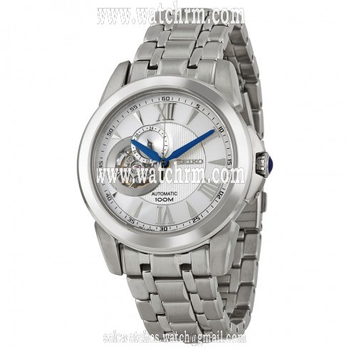 Seiko Premier Automatic White Dial Stainless Steel Men's Watch SSA241