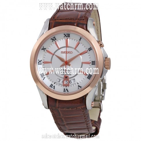 Seiko Premier Rose Gold-tone Men's Watch SNQ126