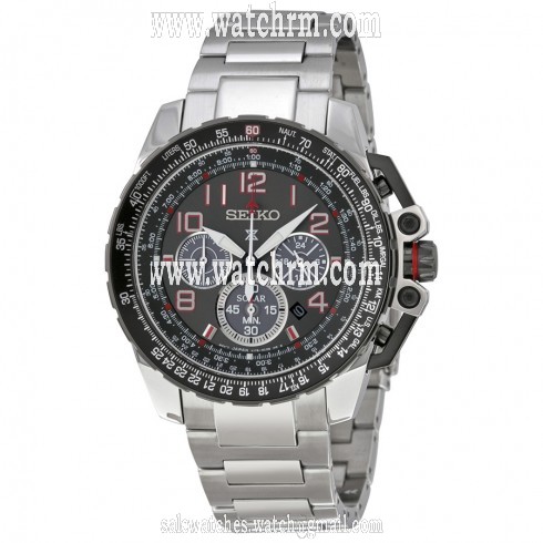 Seiko Prospex Black Dial Stainless Steel Men's  Watch SSC315