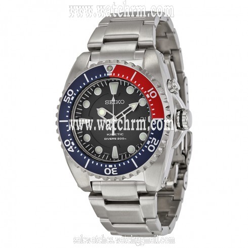 Seiko Prospex Blue Dial Stainless Steel Kinetic Dive Men's Watch SKA369