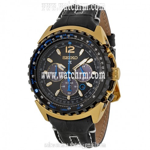 Seiko Prospex Solar Black Dial Men's Watch SSC264