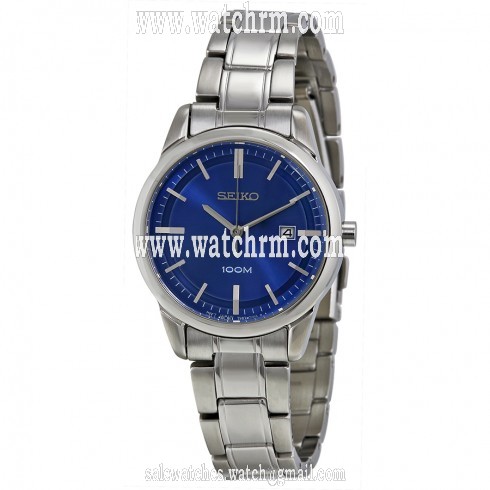 Seiko Purple Dial Stainless Steel Ladies Watch SXDG33P1