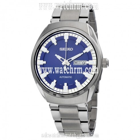 Seiko Recraft Automatic Blue Dial Stainless Steel Men's Watch SNKN41