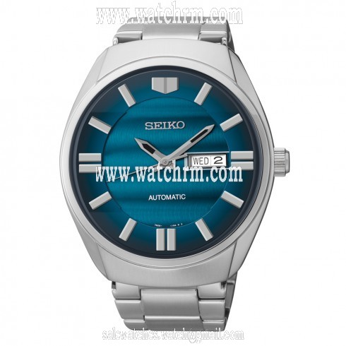 Seiko Recraft Automatic Blue Dial Stainless Steel Men's Watch SNKN03