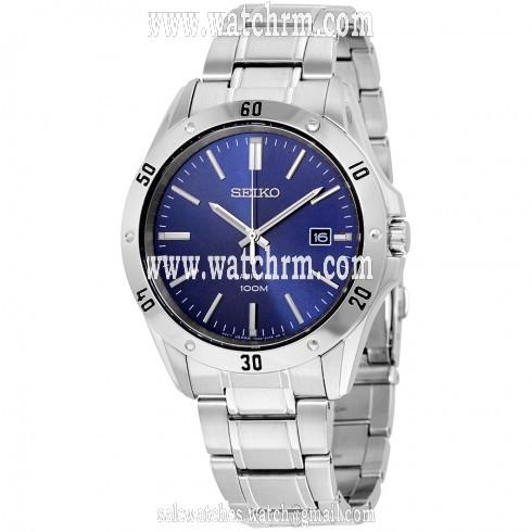 Seiko Sapphire Blue Dial Stainlerss Steel Men's Watch SGEG53