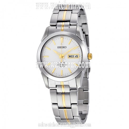 Seiko Sapphire White Dial Stainless Steel Ladies Watch SGG719