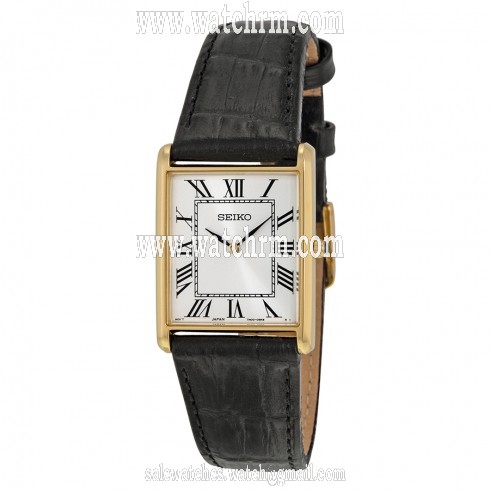 Seiko Silver Dial Gold-tone Ladies Watch SFP608